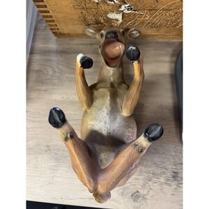 Drunken Deer polyresin wine bottle holder